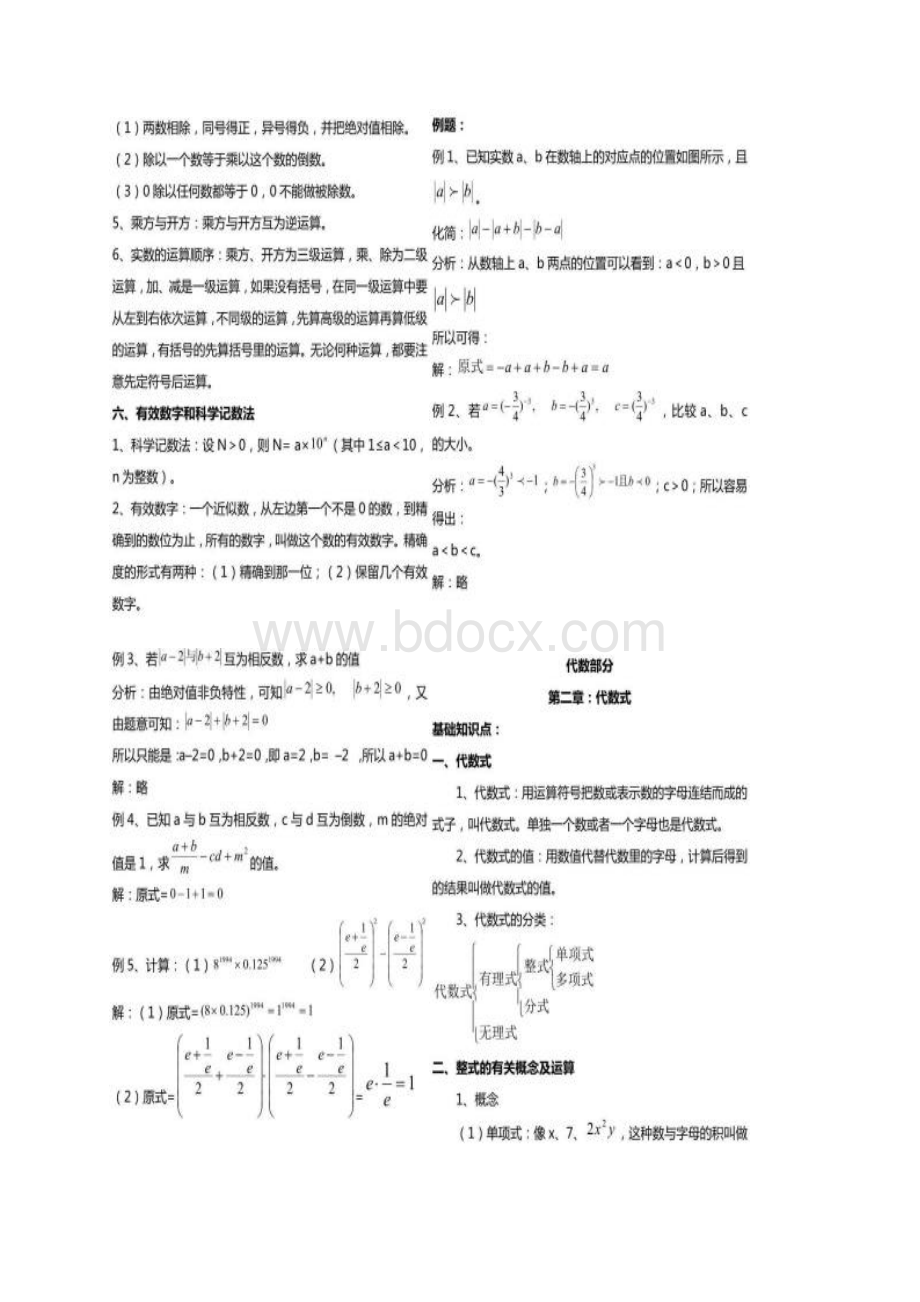 初中代数部分知识点Word文档格式.docx_第3页