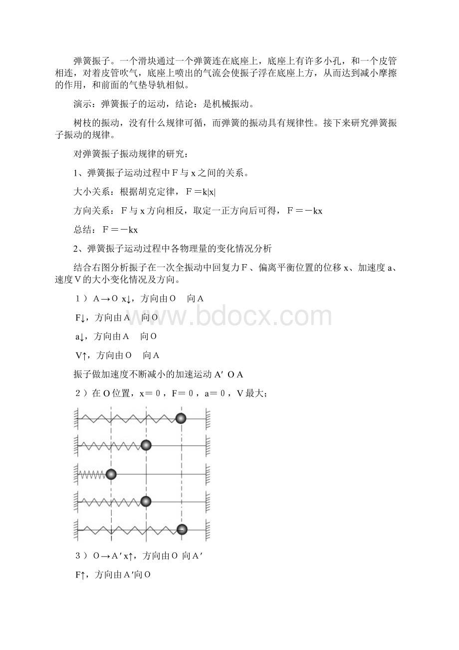 高二物理 第九章 机械振动 人教版Word格式.docx_第3页