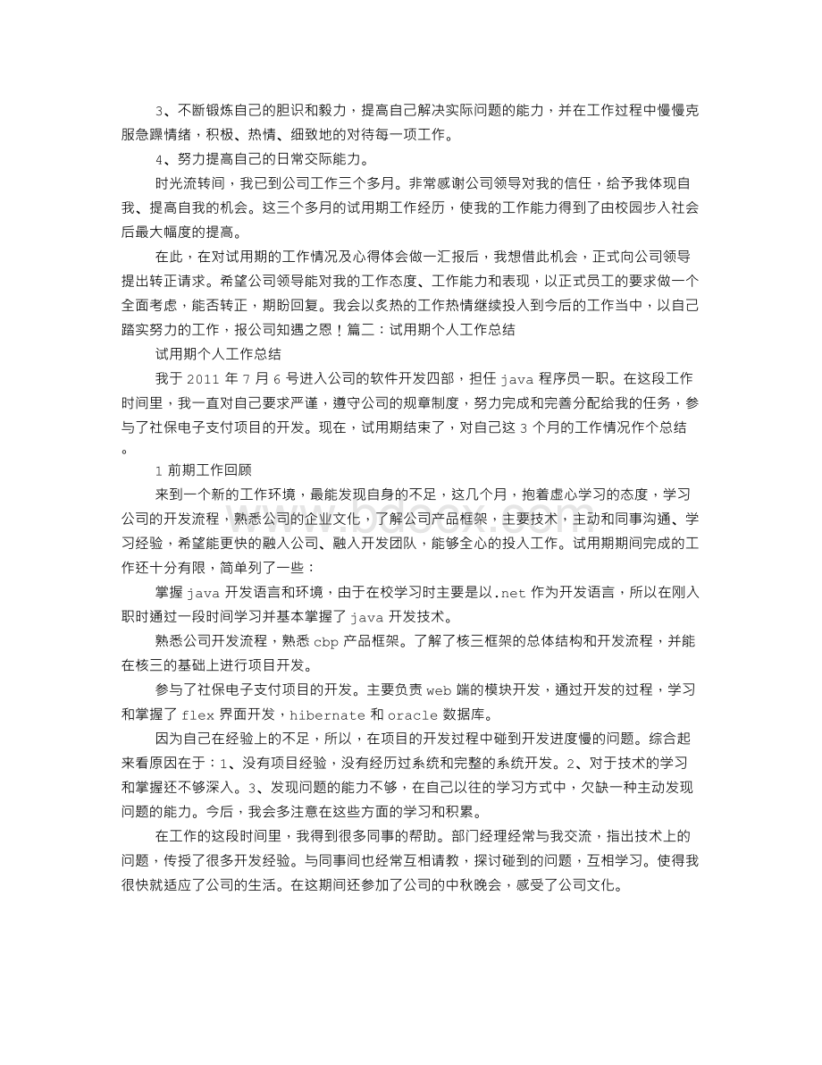 程序员试用期工作小结Word格式文档下载.doc_第2页