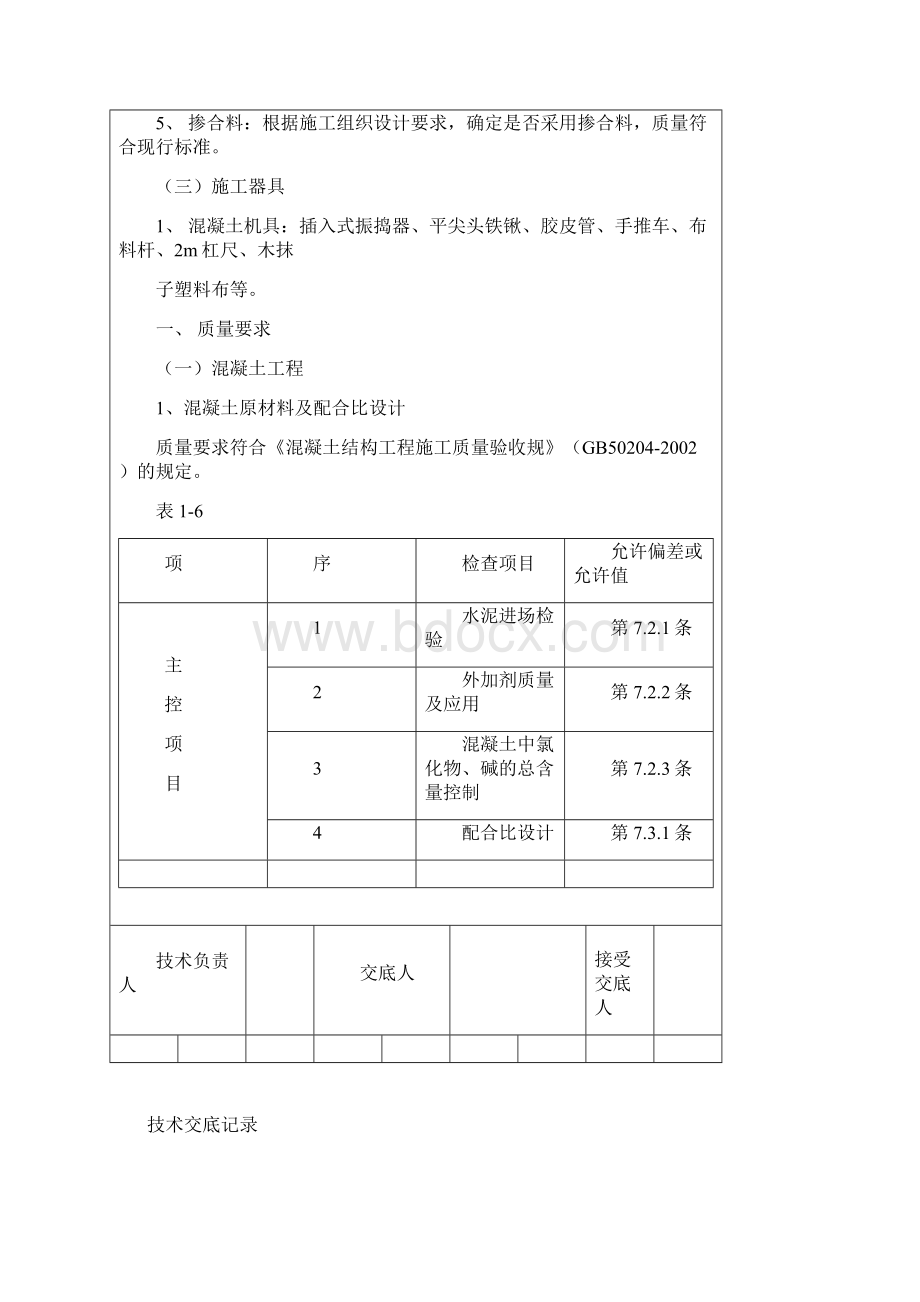 土建技术交底记录大全现场全套实用版Word格式.docx_第2页