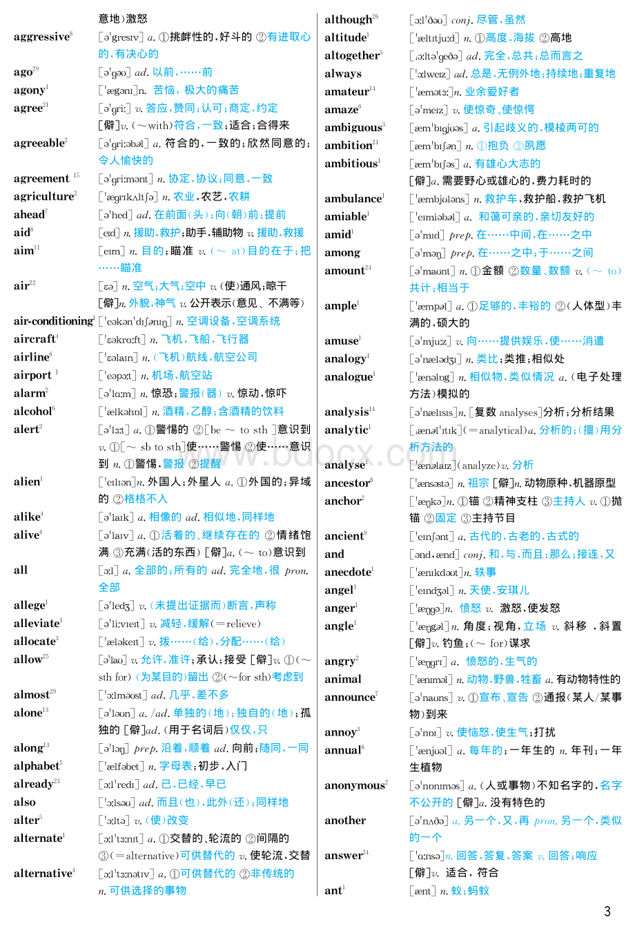 考研英语大纲词汇超级背诵宝典资料下载.pdf_第3页