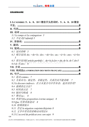 法语语法大全(缘缘法语)Word下载.doc