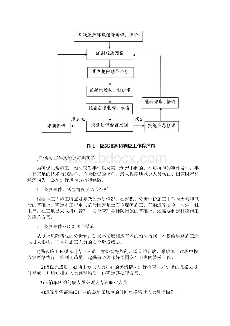 市政道路现场施工应急救援预案Word格式.docx_第2页