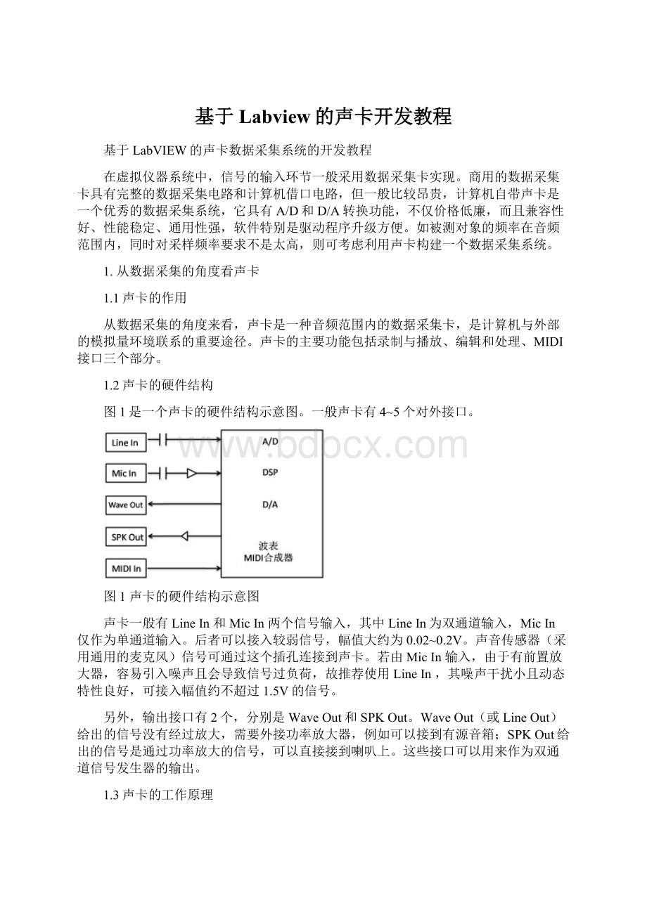 基于Labview的声卡开发教程.docx