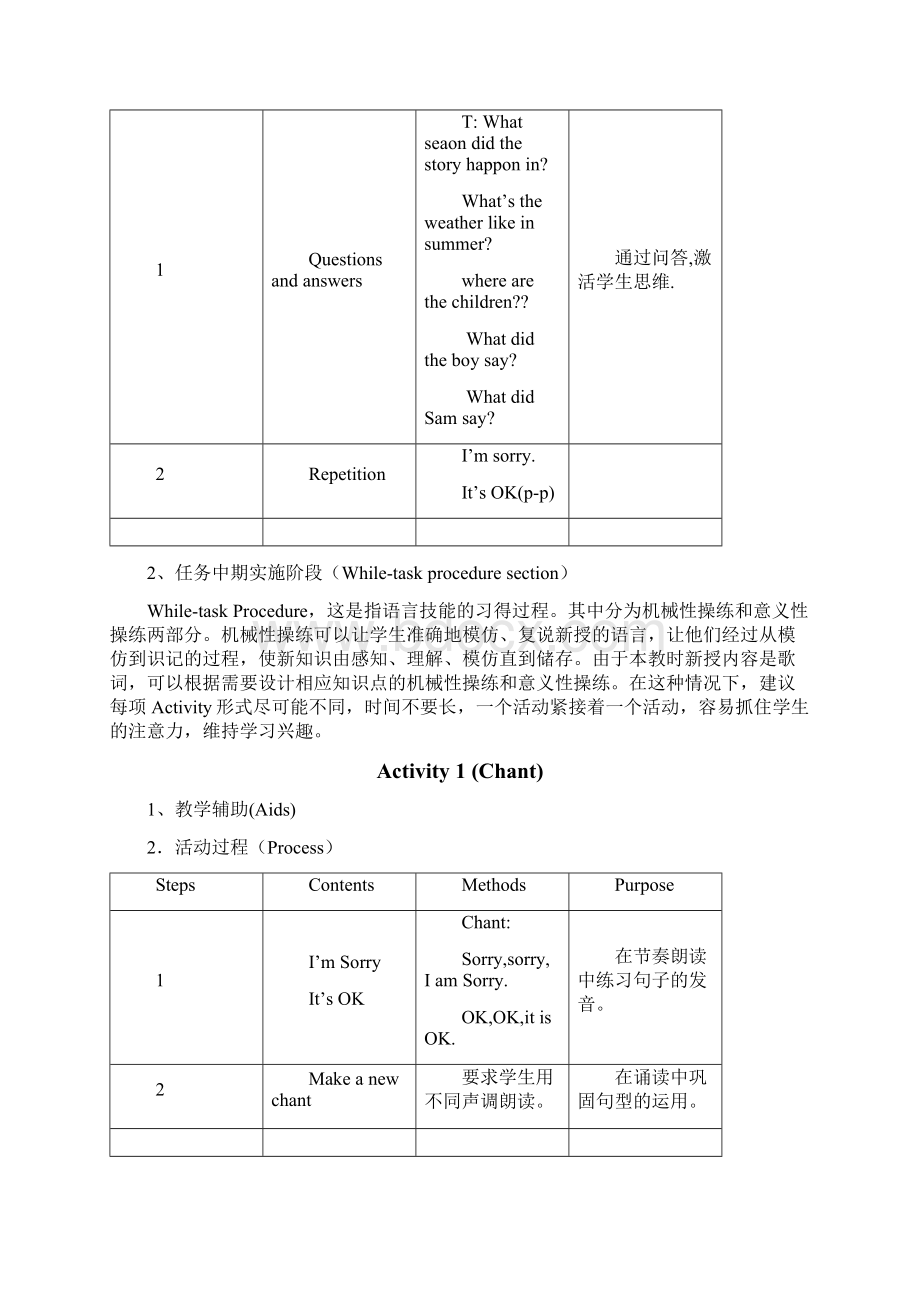 二年级英语下册 2B Unit7 Hot summer2教案 沪教牛津版.docx_第3页