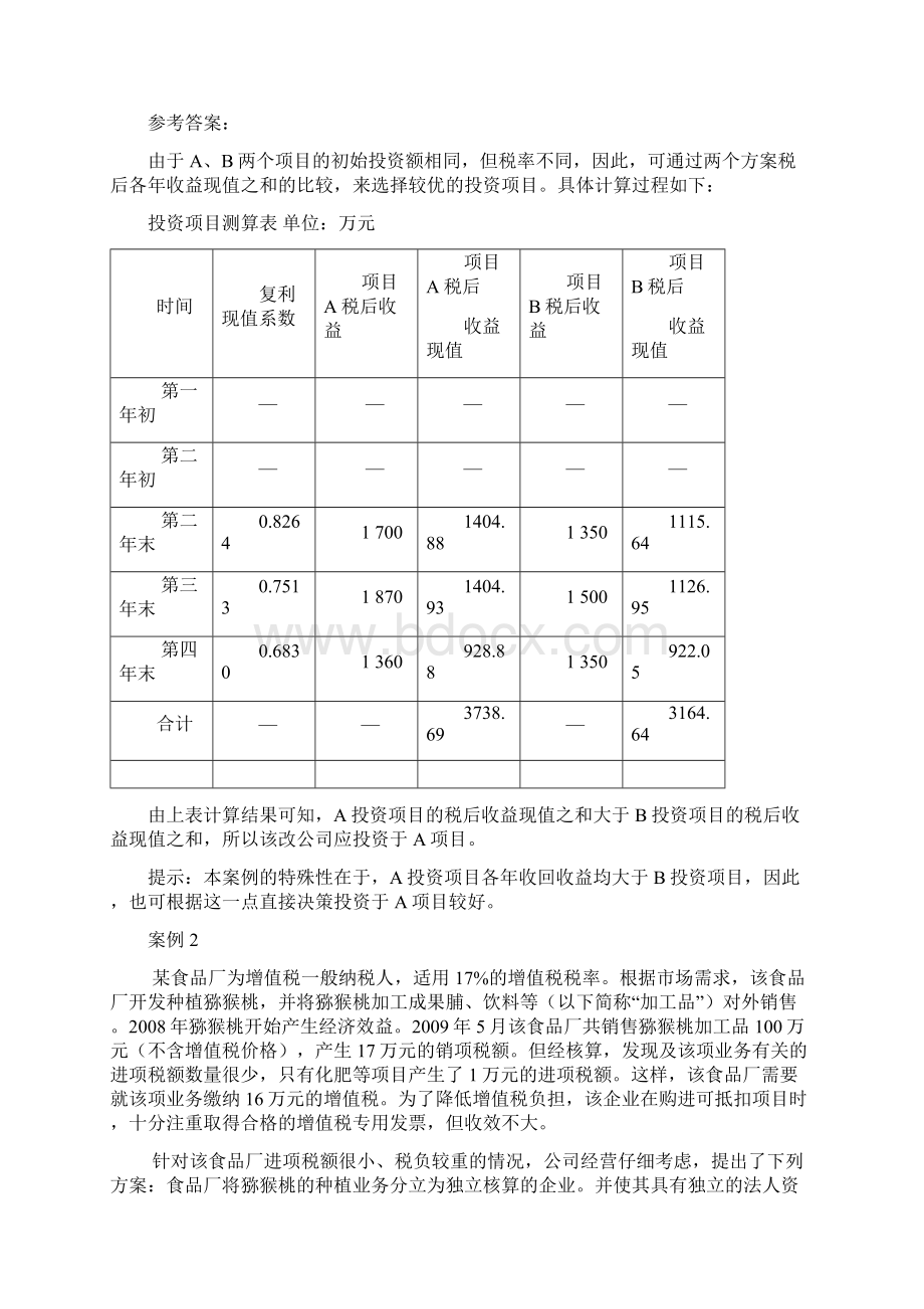 企业纳税筹划课后习题答案Word文件下载.docx_第3页