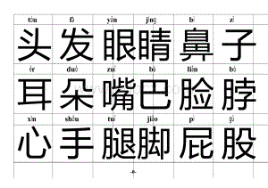 幼儿常用汉字词带拼音.doc