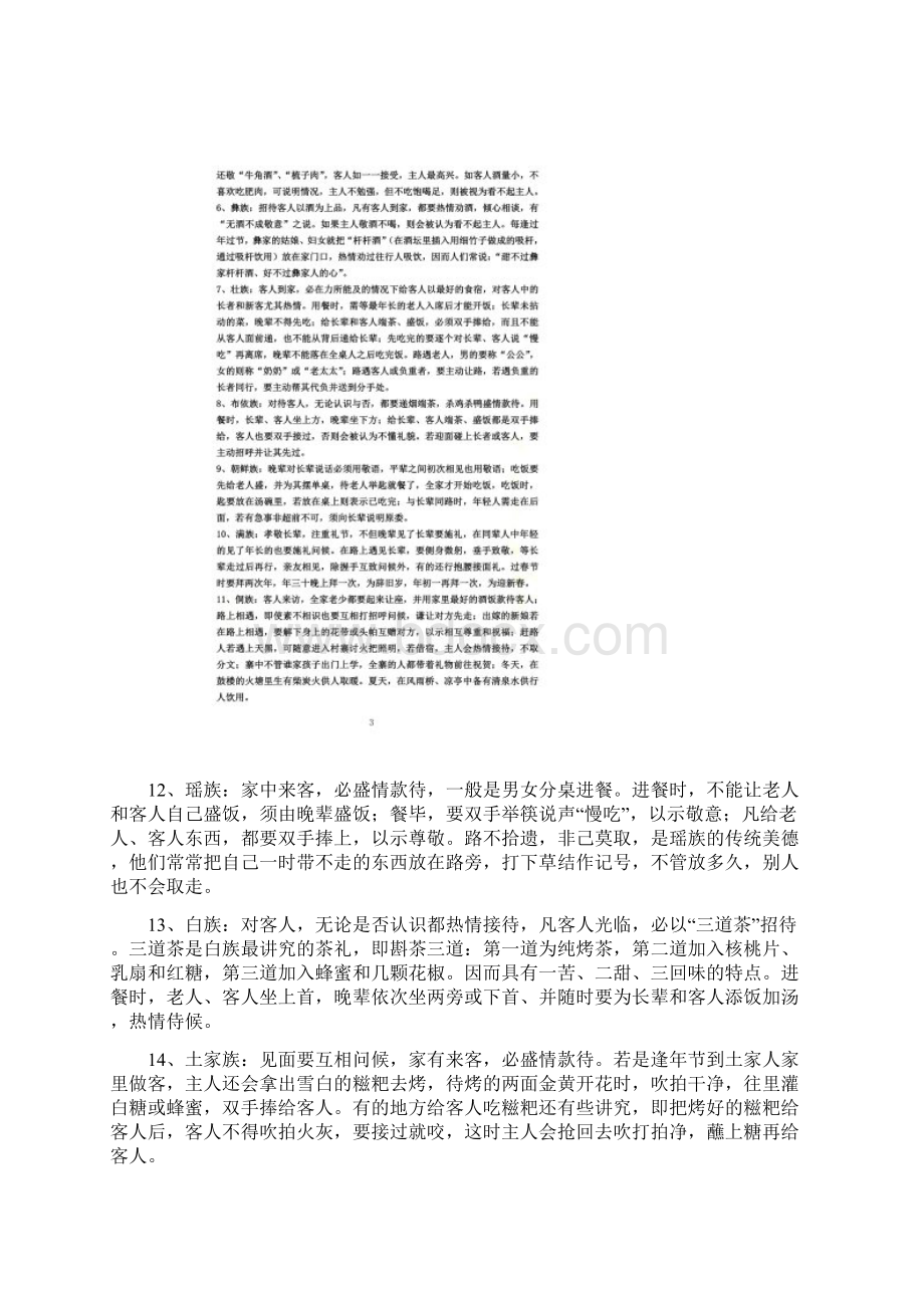 中国各个民族礼仪习俗Word文档格式.docx_第2页