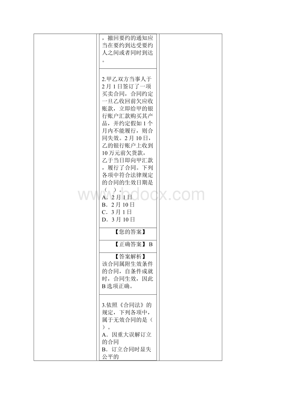 合同法律规章制度练习题库Word文档下载推荐.docx_第2页