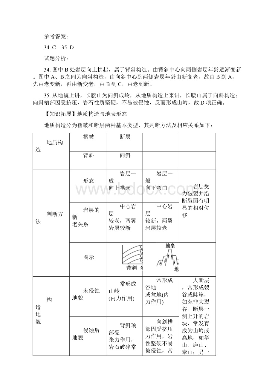 江苏省盐城市阜宁县第一高级中学学年高一地理月考试题.docx_第3页