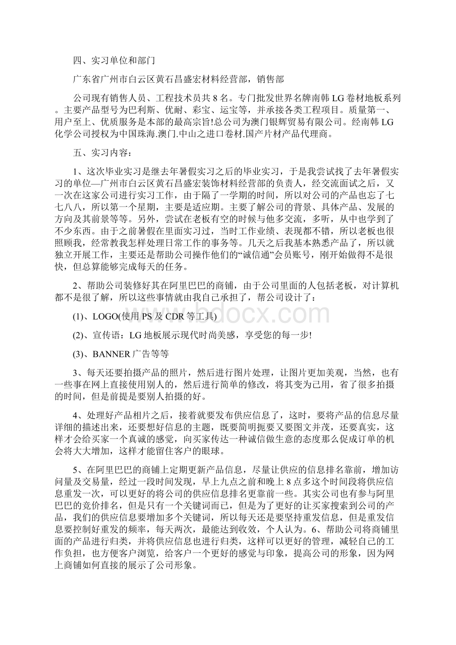 网络销售实习报告模板.docx_第2页