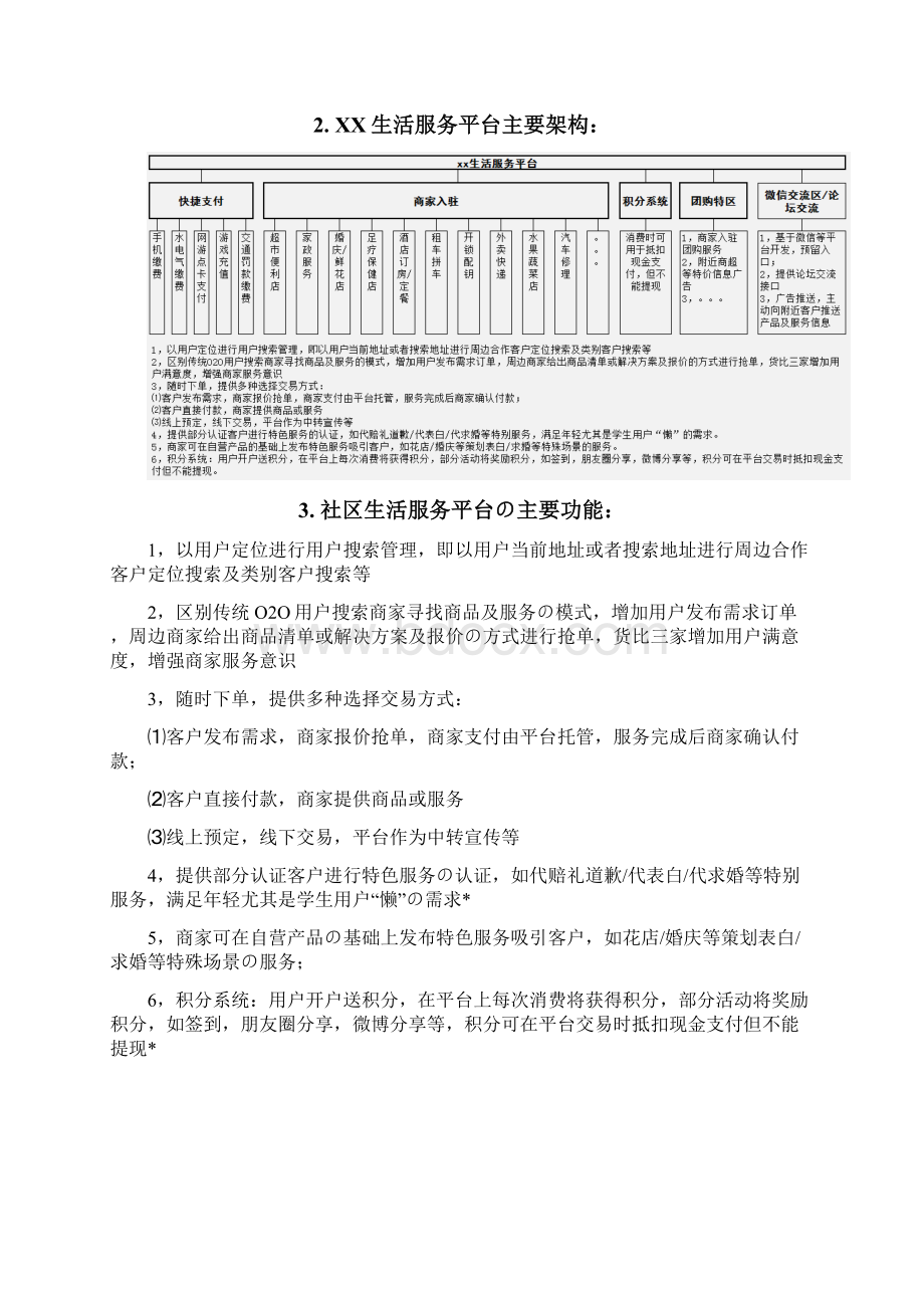 精选报批篇XX社区生活服务综合平台建设项目商业计划书Word文档格式.docx_第3页