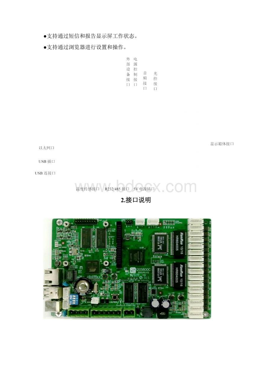 LED显示屏主控系统QS5800说明书v1.docx_第3页