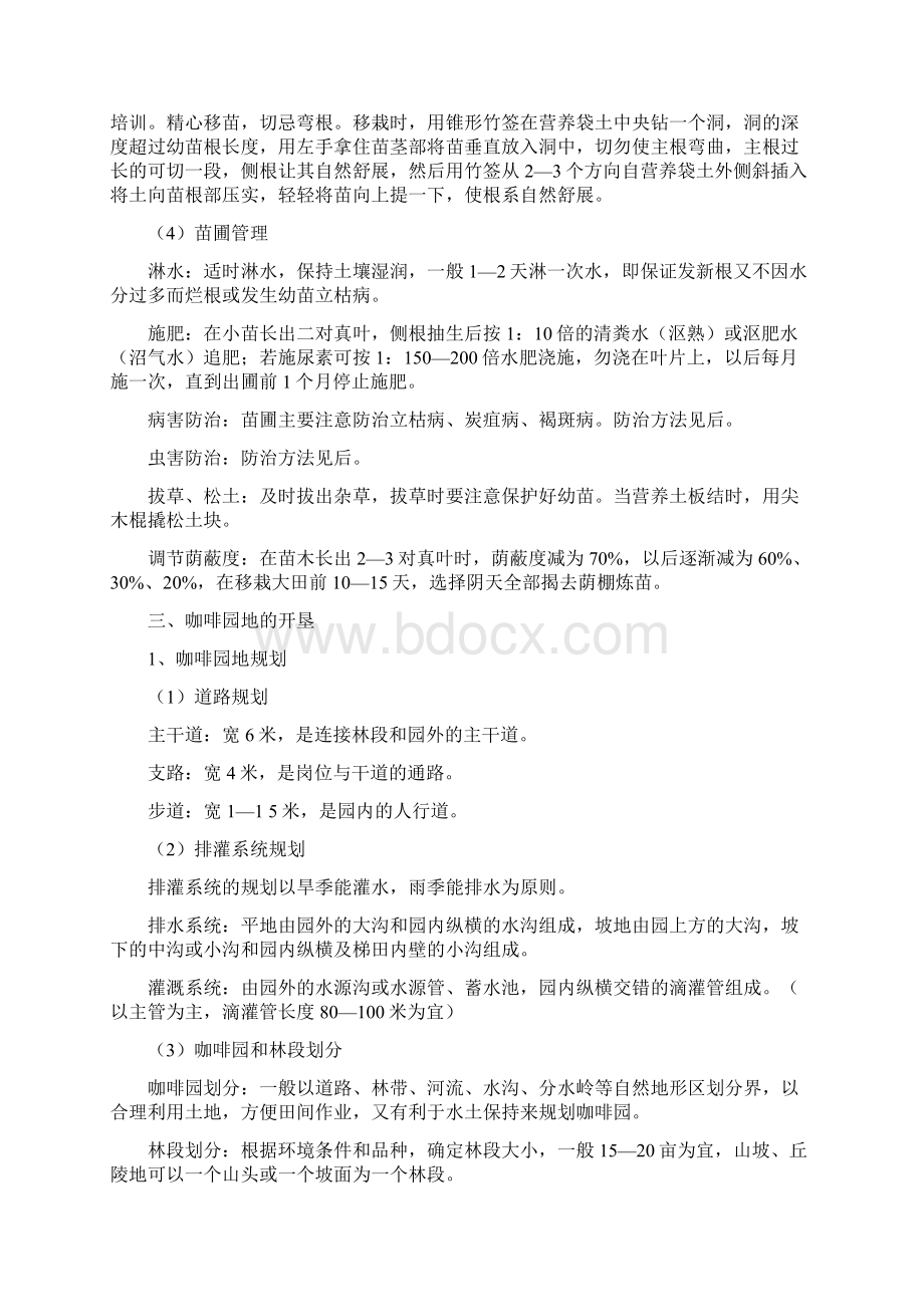 小粒种咖啡栽培操作规程.docx_第3页