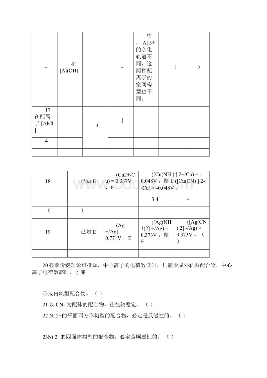 配位化合物习题DOCdoc.docx_第3页