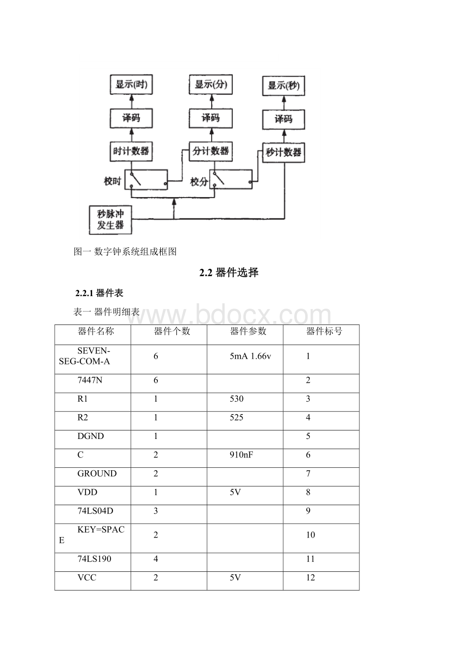 数字电子钟设计与仿真.docx_第3页