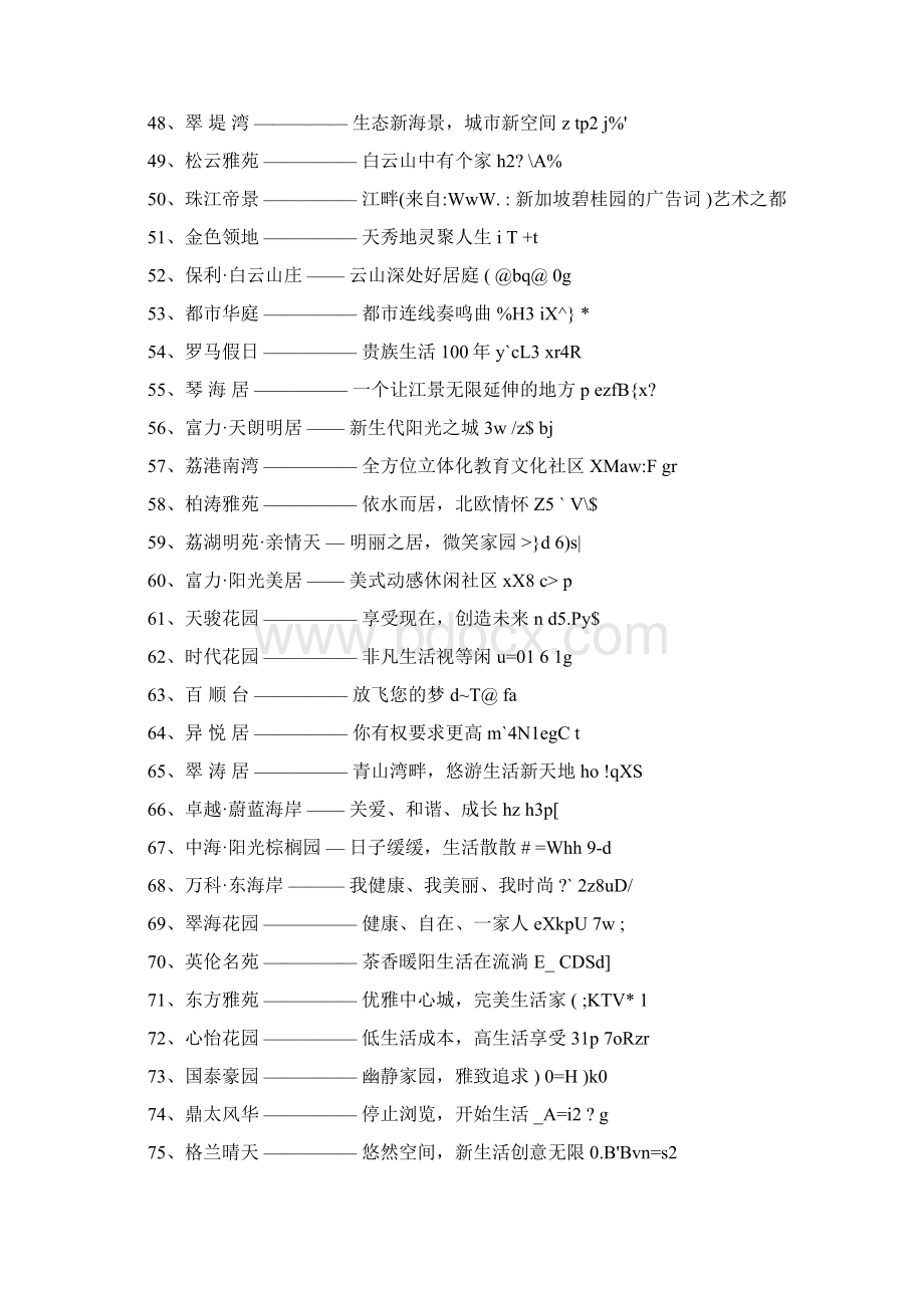 新加坡碧桂园的广告词实用word文档 15页.docx_第3页