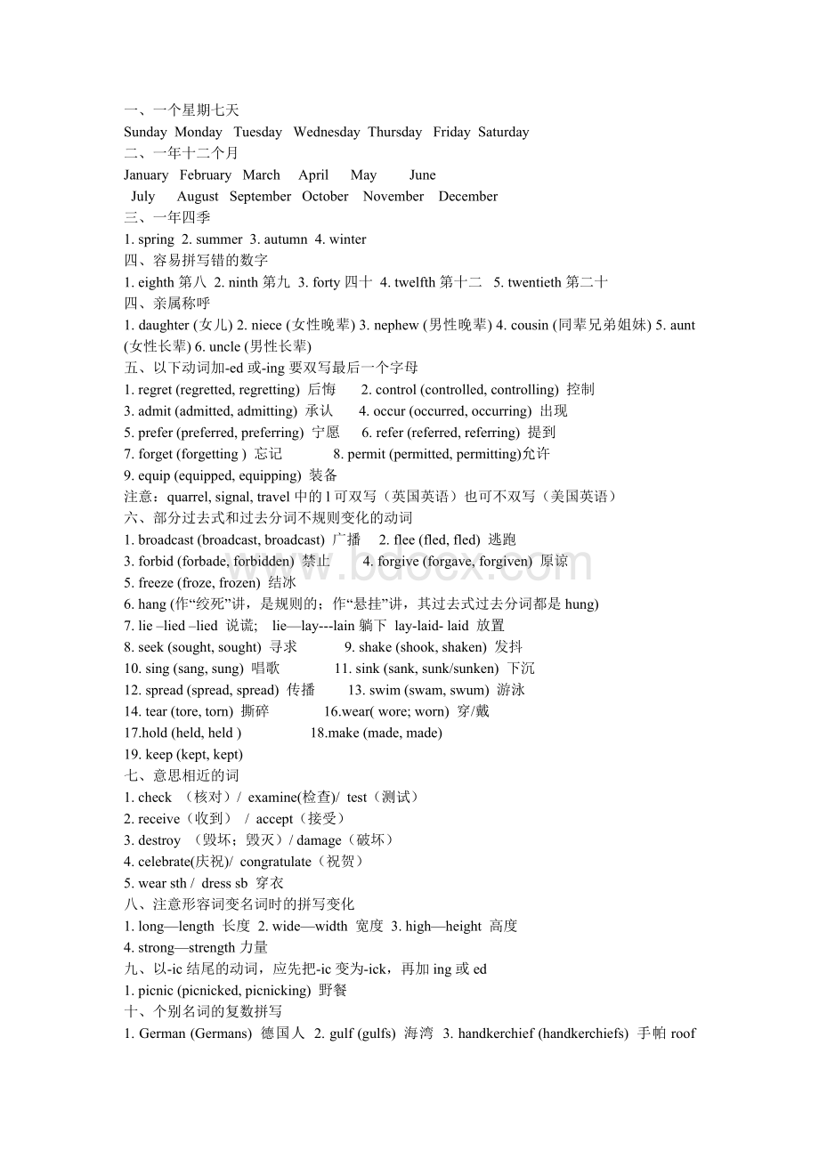 常用英语基础知识Word文件下载.doc_第1页