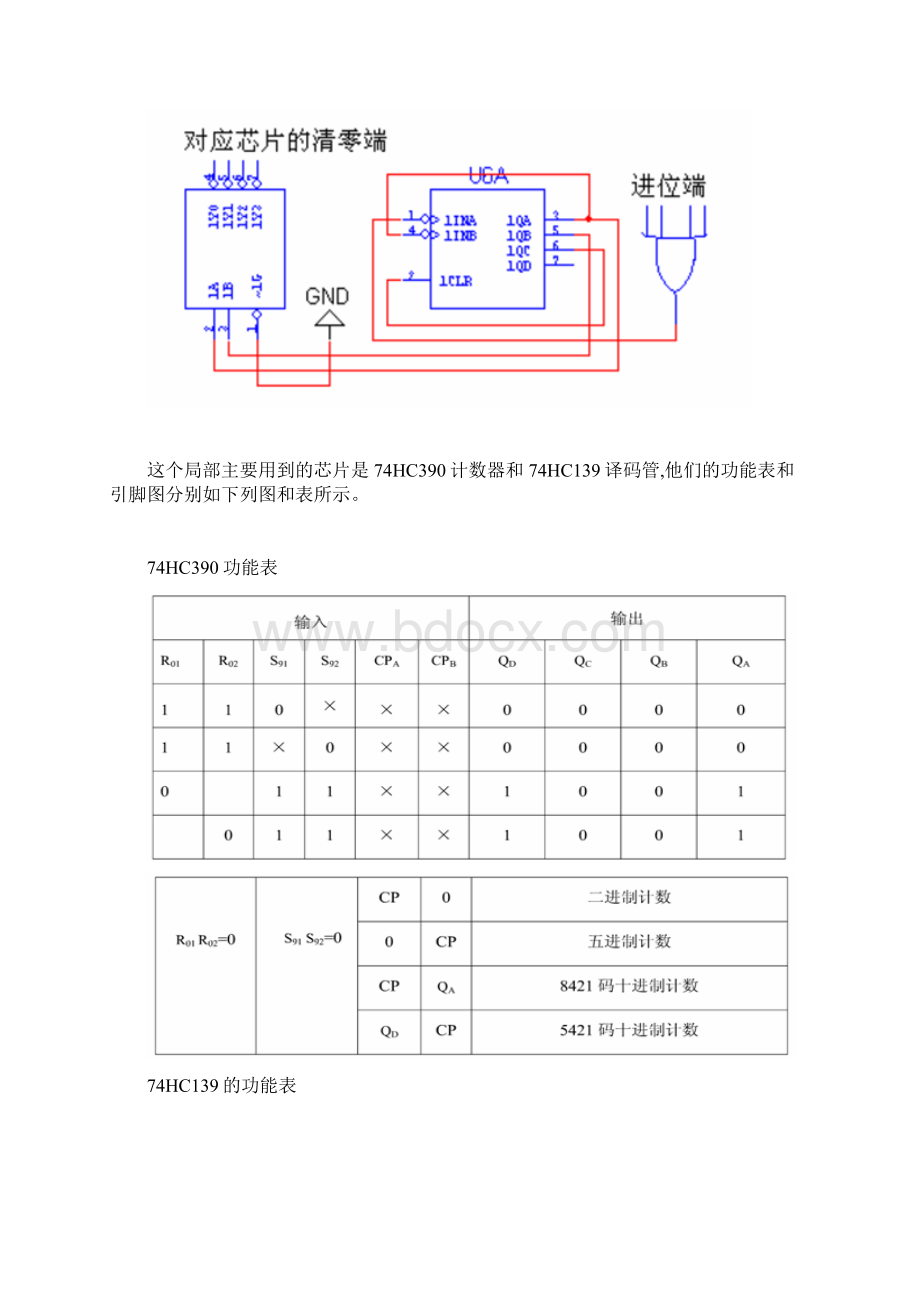 数字电子技术课程设计汇本彩灯控制器的设计Word文件下载.docx_第2页