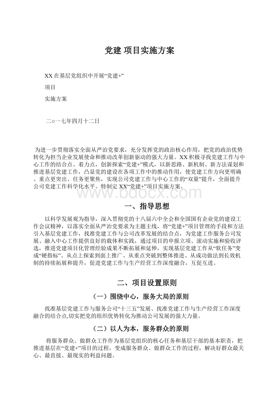 党建 项目实施方案.docx