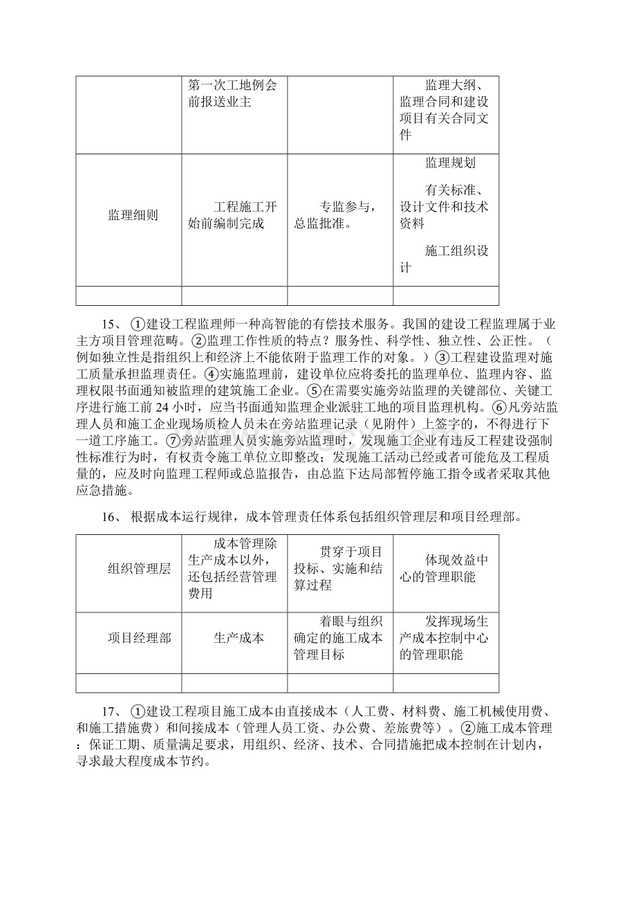 一级建造师《工程项目管理》背诵终极版共10页文档.docx_第3页