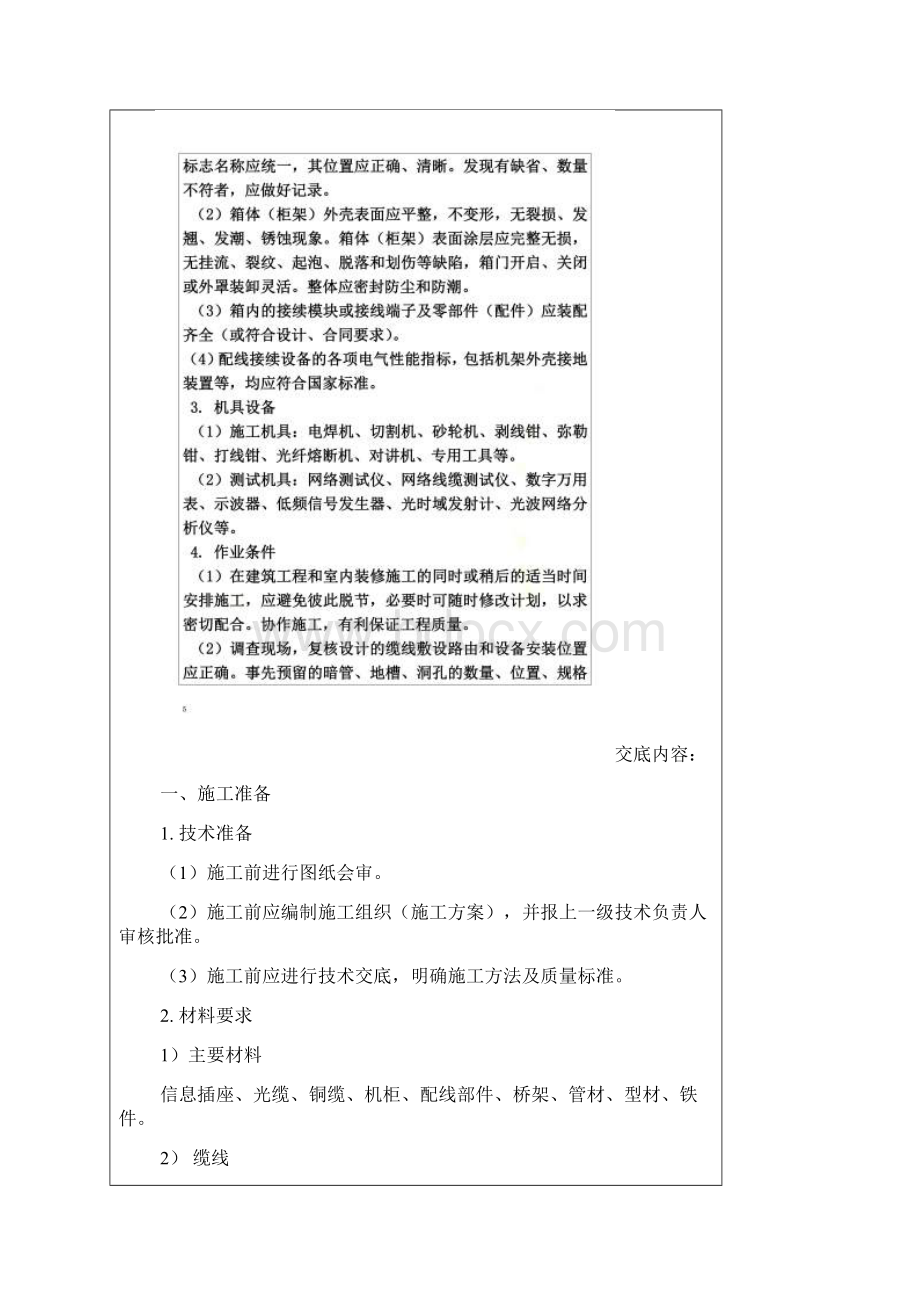 综合布线系统工程技术交底记录.docx_第3页