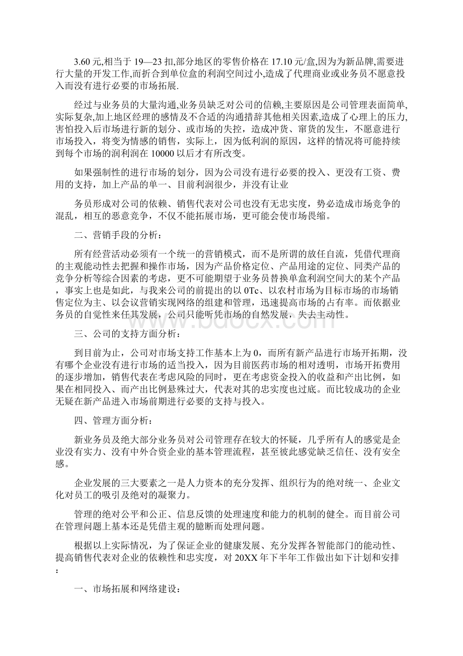 医药销售经理年终总结pptWord文件下载.docx_第3页