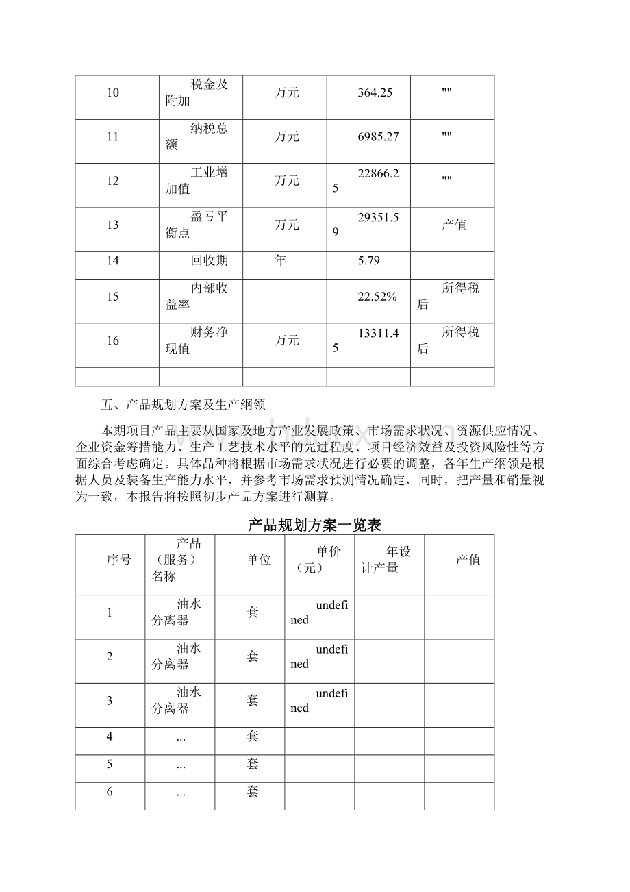 油水分离器项目建设方案Word文档下载推荐.docx_第3页