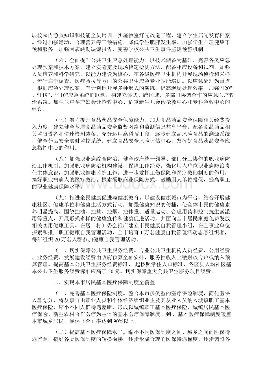 上海市深化医药卫生体制改革近期重点实施方案Word文档格式.docx_第2页