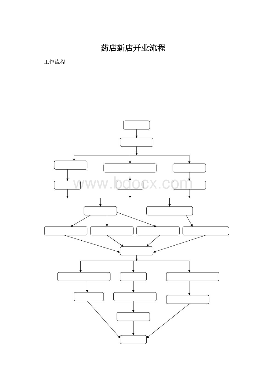 药店新店开业流程.docx