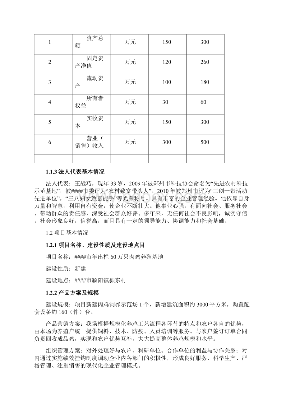 年出栏60万只肉鸡养殖基地建设项目可行性报告Word文档下载推荐.docx_第2页