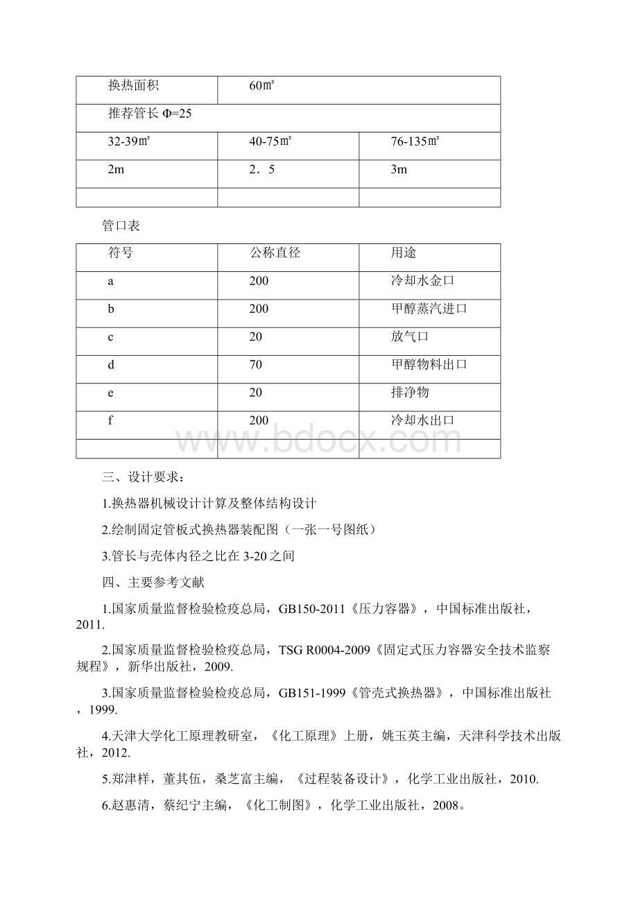 固定管板式换热器课设.docx_第2页