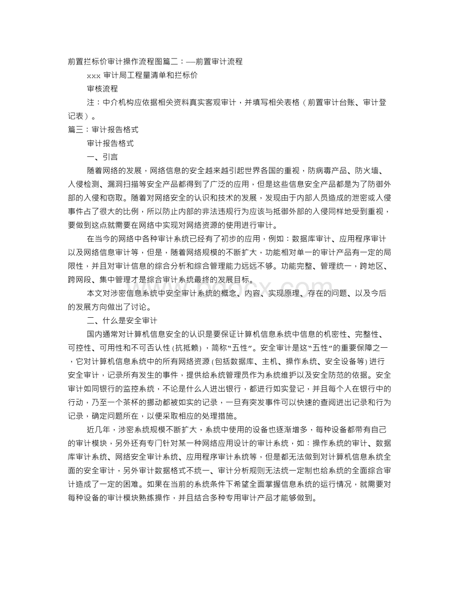 前置审计报告.doc_第1页