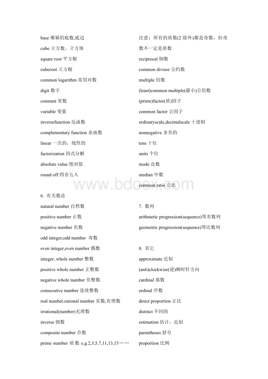 GRE数学词汇大汇总(全!!)Word格式.doc_第2页