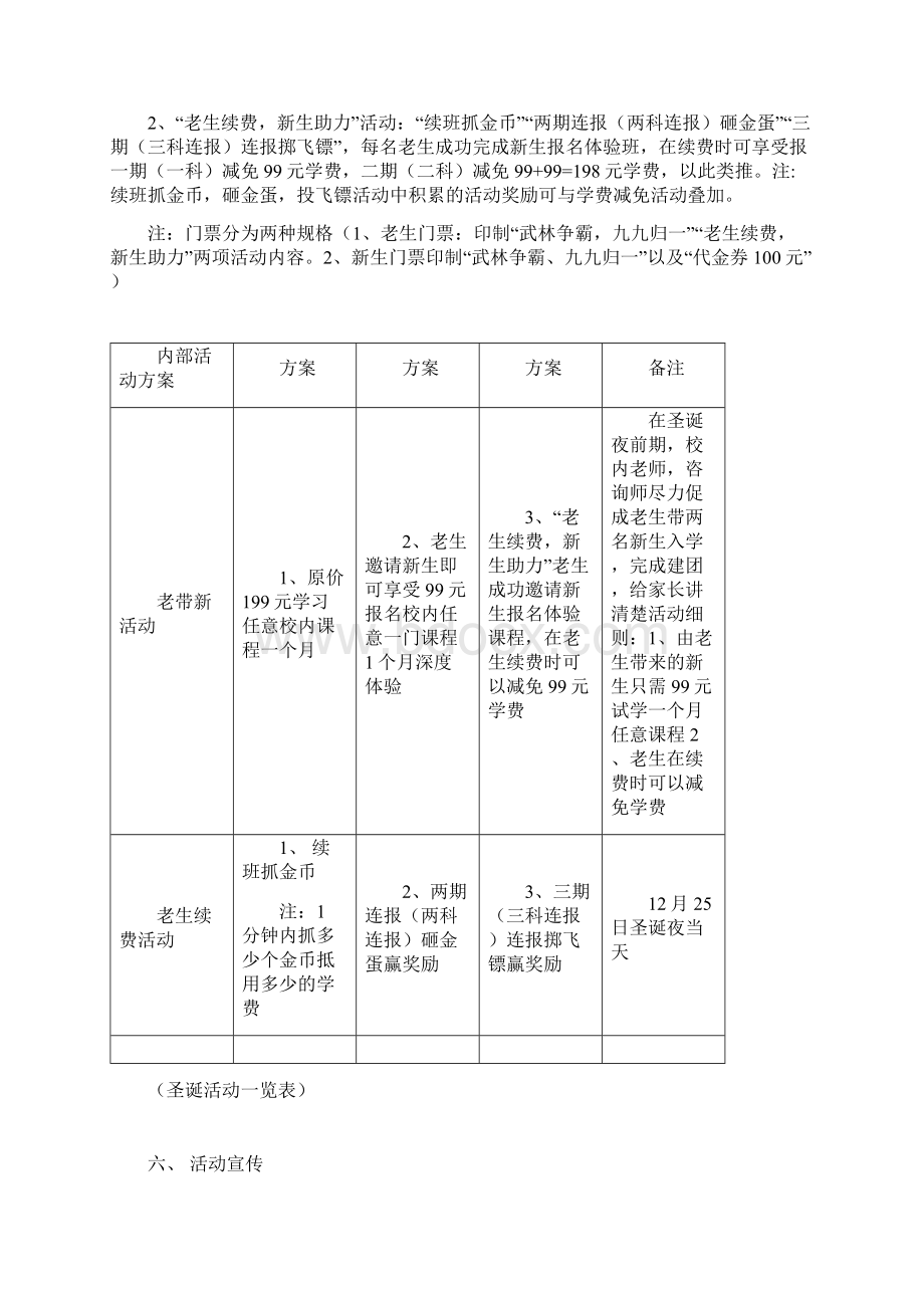 整编翻滚吧圣诞主题校园活动策划完整方案Word文档格式.docx_第2页