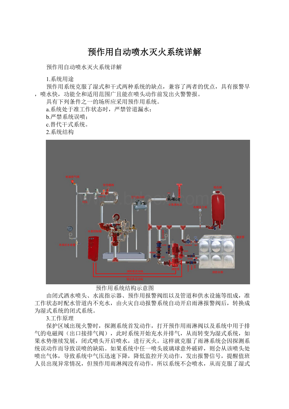 预作用自动喷水灭火系统详解.docx_第1页