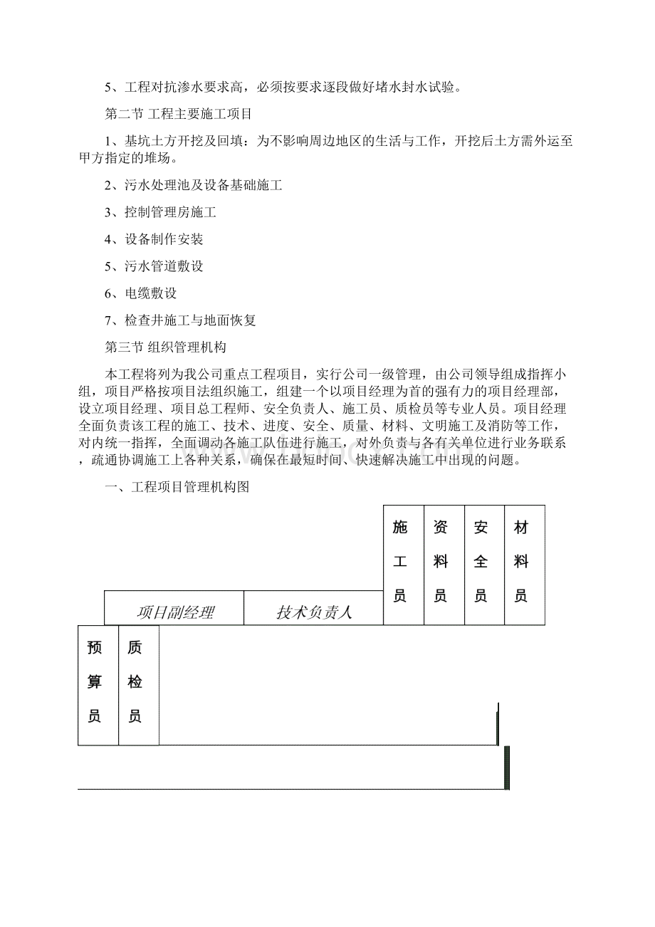 精品特推污水处理池工程分析可行性研究报告精品方案Word文档下载推荐.docx_第2页