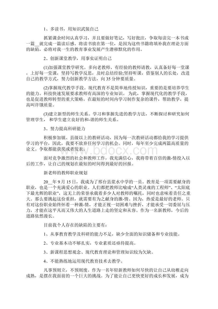 新教师十年职业规划.docx_第3页