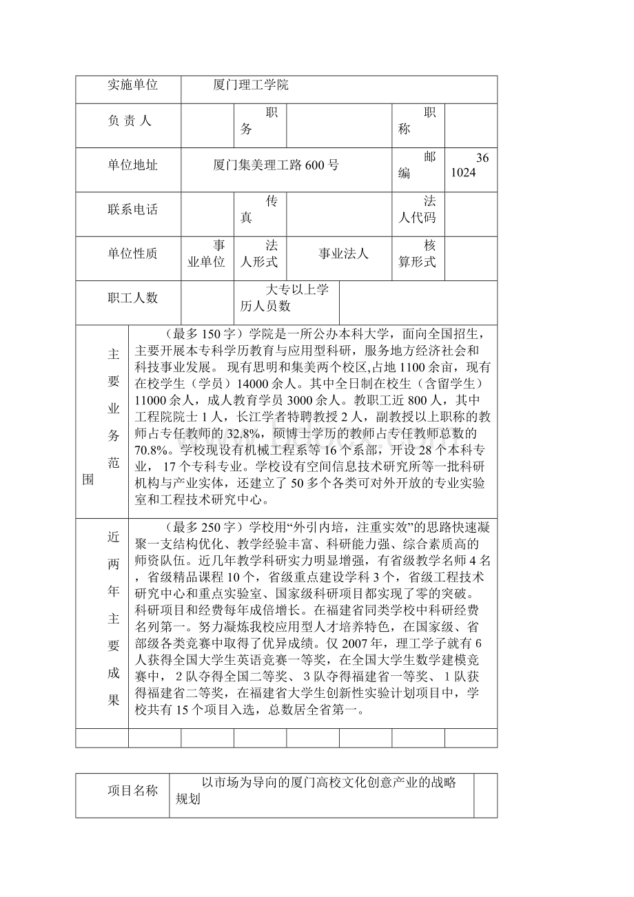 高校文化创意产业战略规划申报书.docx_第2页