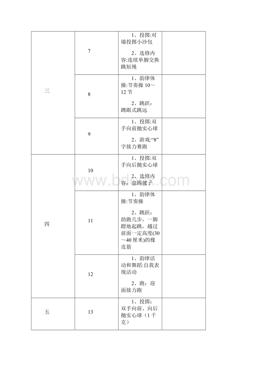 小学三年级第二学期体育教学计划Word文档下载推荐.docx_第3页