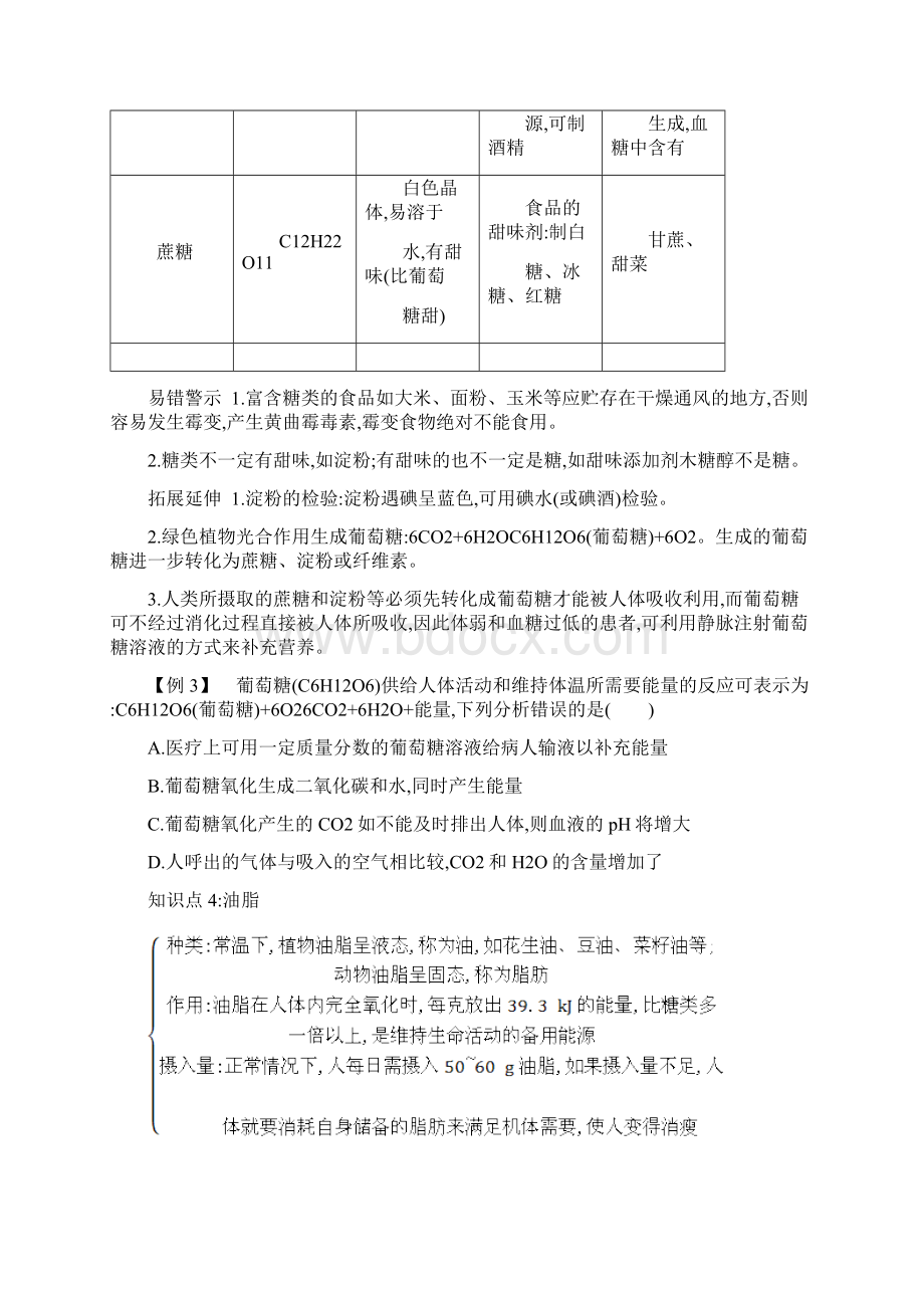 人教版九年级化学下册第十二单元化学与生活知识点汇总Word文件下载.docx_第3页