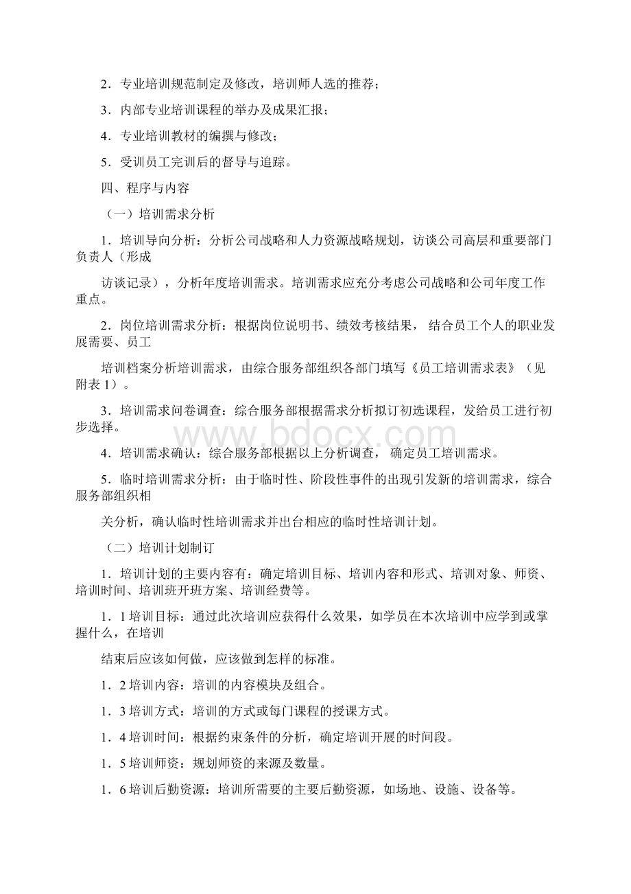 售楼处物业服务员工培训管理制度Word文档下载推荐.docx_第2页