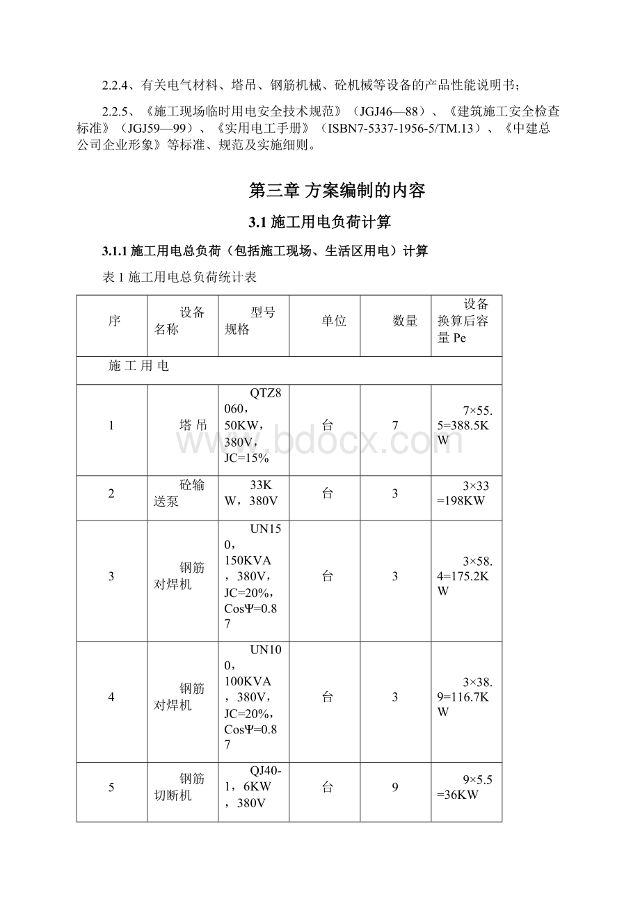 上海万达商业广场工程临时用电施工组织设计大全Word文档格式.docx_第3页