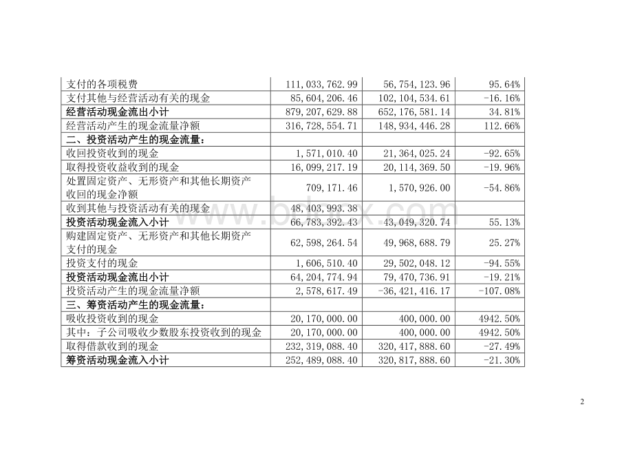 星湖公司现金流量表分析.doc_第2页