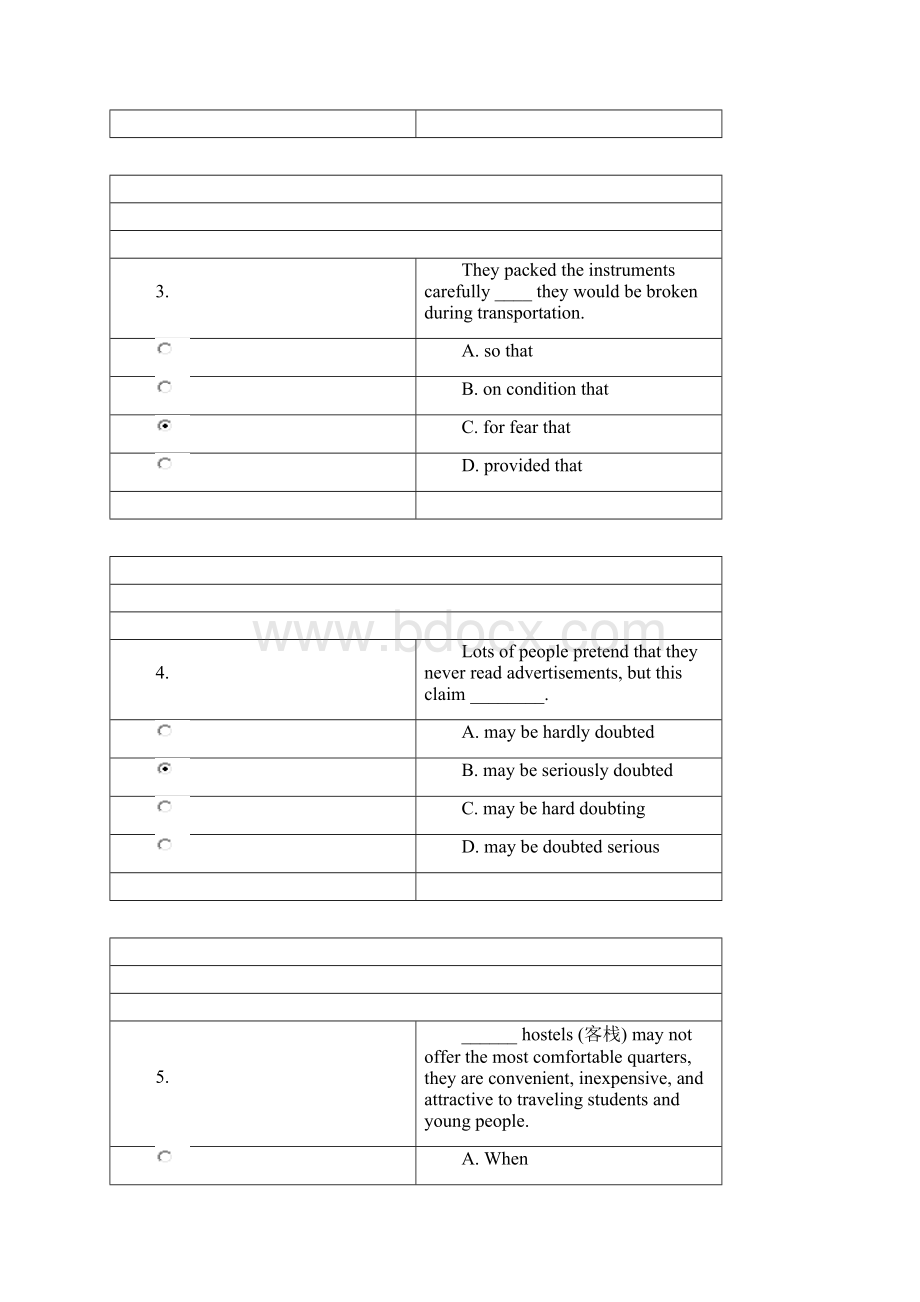 新视野大学英语四级读写quize单选答案.docx_第2页