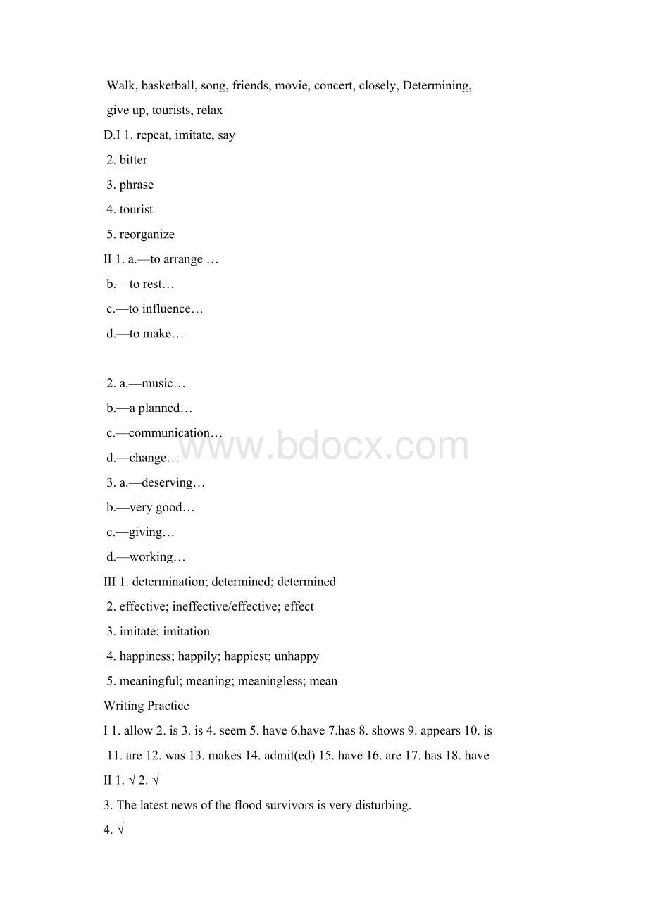 新起点大学英语第一册Unit18课后答案Word下载.docx_第2页