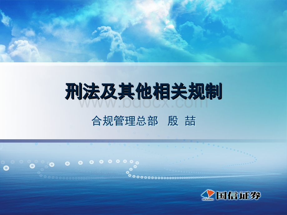 刑法及相关规制.ppt