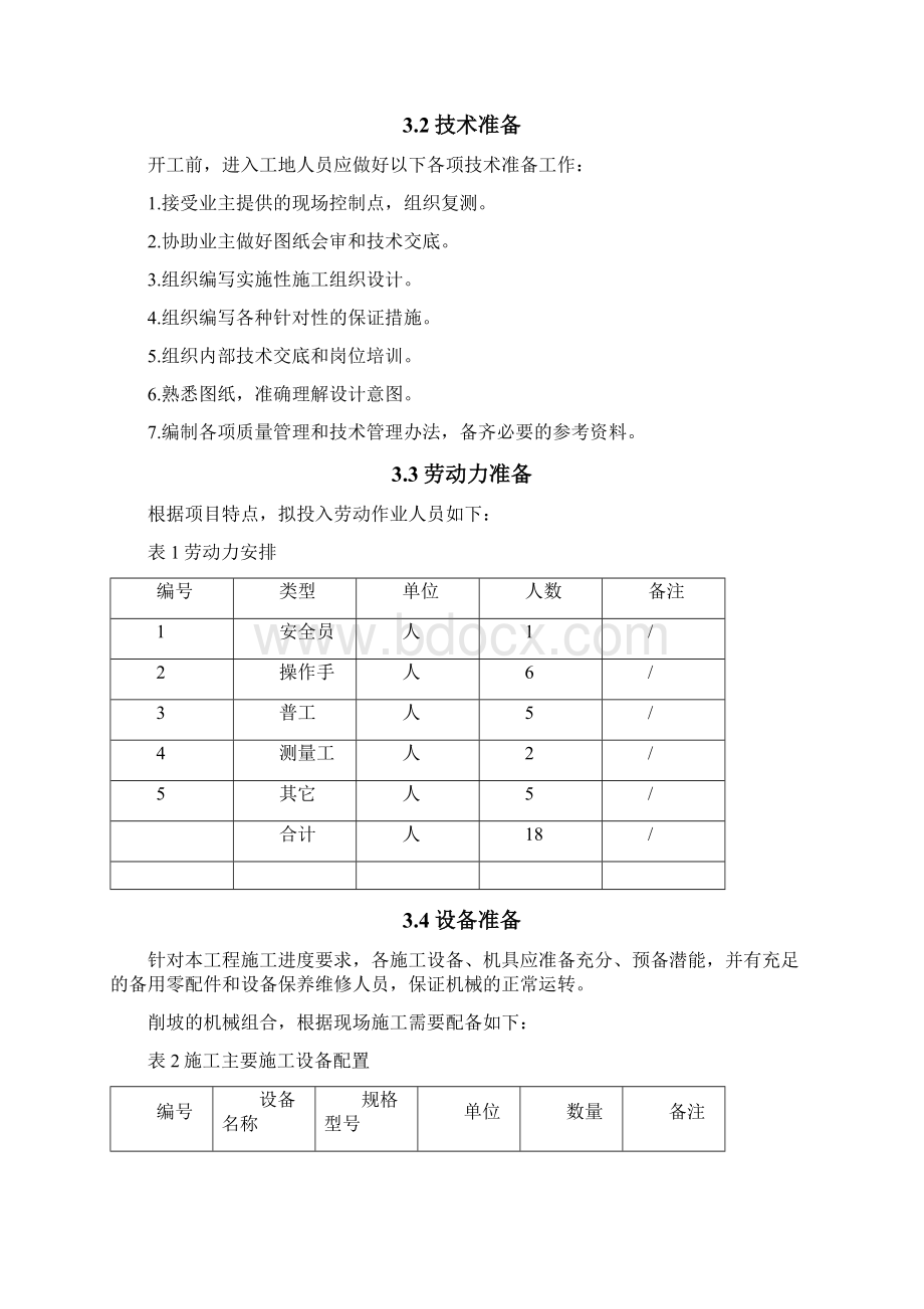 高削坡工程施工组织设计方案文档格式.docx_第3页