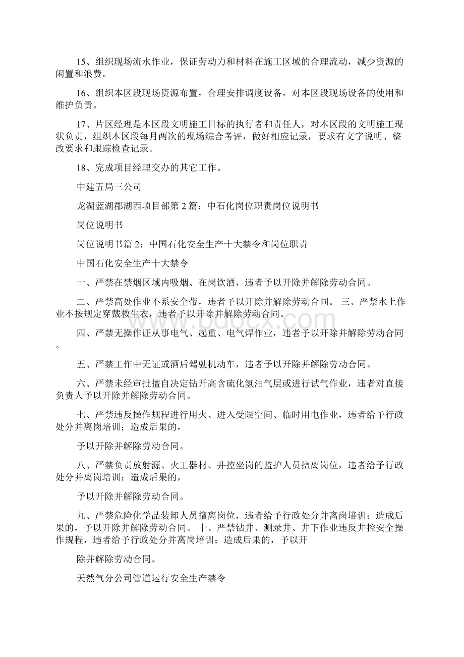 中石化片区经理岗位职责Word文档格式.docx_第2页