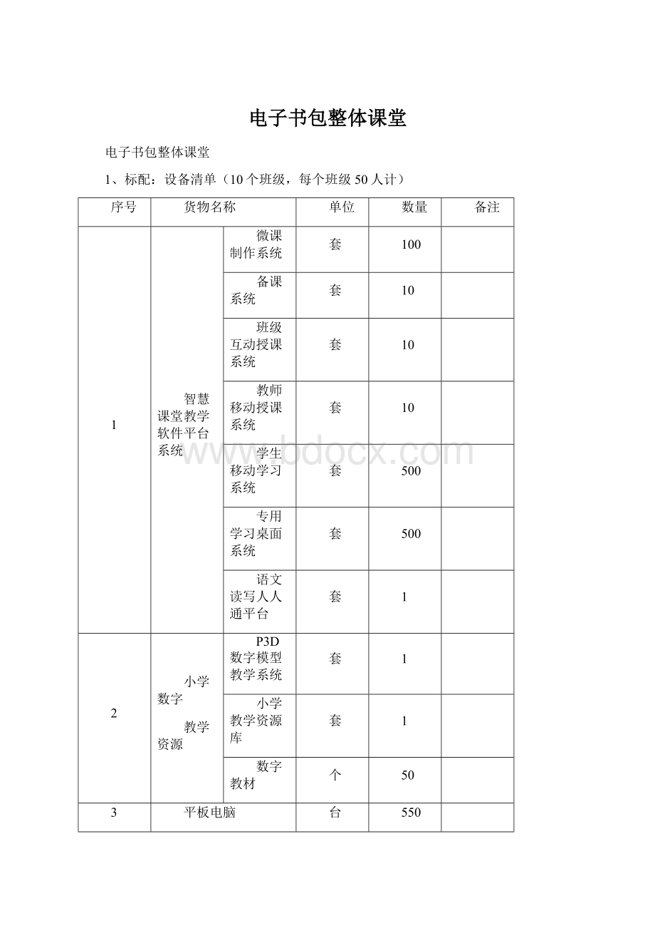 电子书包整体课堂Word文档格式.docx_第1页